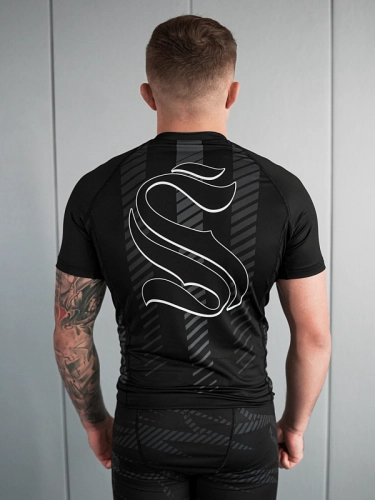 Rashguard "Signature" - Czarny / Szary SM_1297 Środowisko Miejskie 2