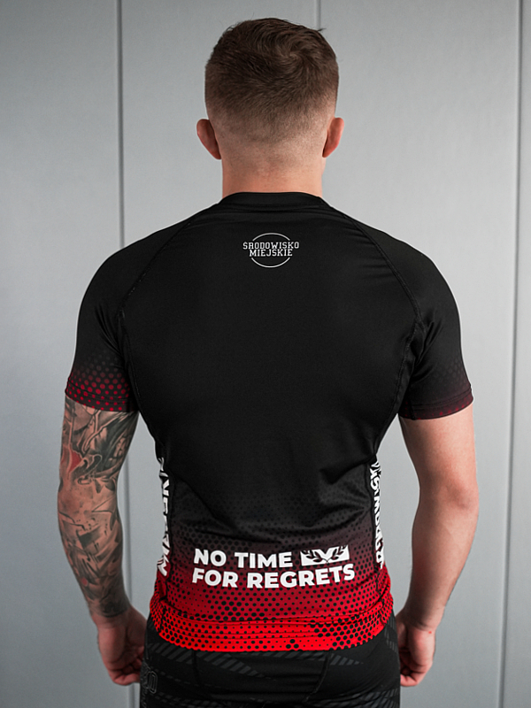 Rashguard "Punch" - Black / Red SM_1296 Środowisko Miejskie RASHGUARDS