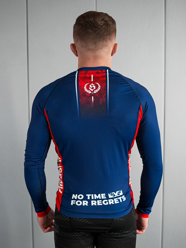 Rashguard "Fusion" longsleeve - Navy / Red SM_1293 Środowisko Miejskie RASHGUARDS