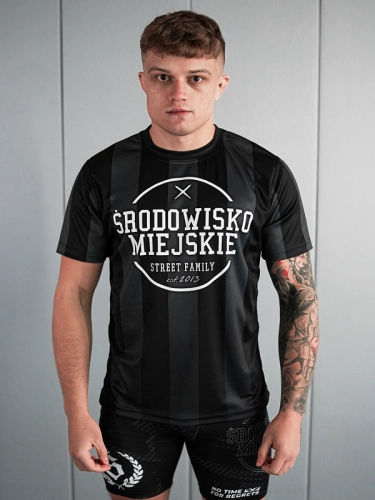 T-shirt Sport Mesh "Theme" - Black / Gray SM_1290 Środowisko Miejskie T-SHIRTS