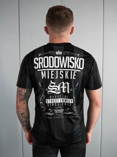 T-shirt Sport Mesh "Theme" - Black / Gray SM_1290 Środowisko Miejskie T-SHIRTS 2