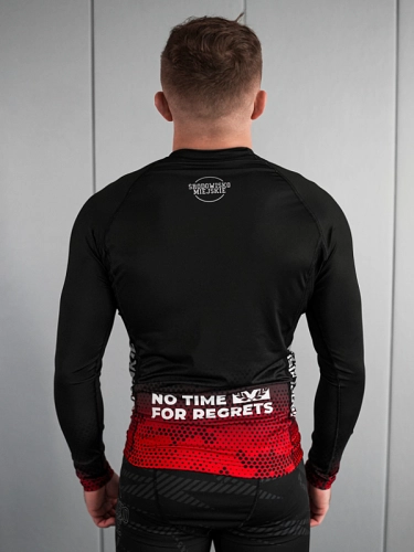 Rashguard "Punch" longsleeve - Black / Red SM_1295 Środowisko Miejskie RASHGUARDS