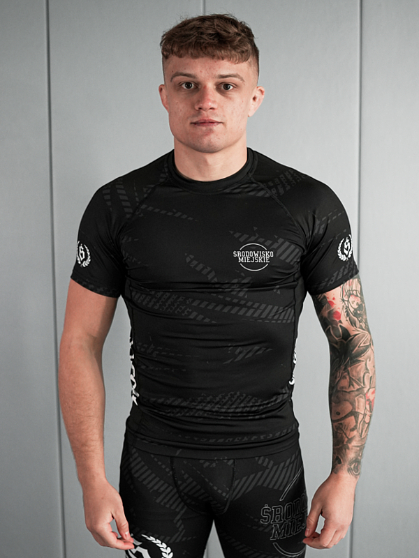 Rashguard "CLS mini" - Czarny / Szary SM_1292 Środowisko Miejskie