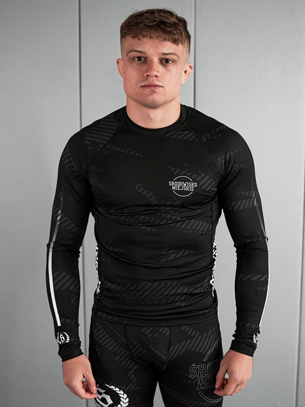 Rashguard "CLS mini" longsleeve - Czarny / Szary SM_1291 Środowisko Miejskie