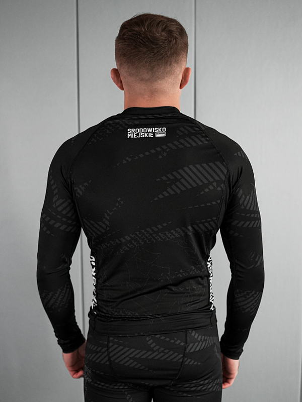 Rashguard "CLS mini" longsleeve - Czarny / Szary SM_1291 Środowisko Miejskie