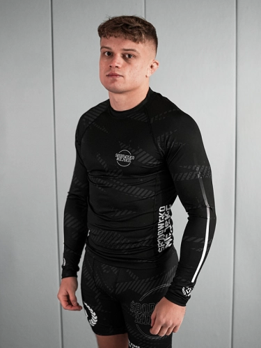 Rashguard "CLS mini" longsleeve - Czarny / Szary SM_1291 Środowisko Miejskie