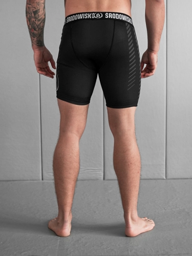 Compression Shorts "Signature" - Black SM_1304 Środowisko Miejskie FIGHT SHORTS 2