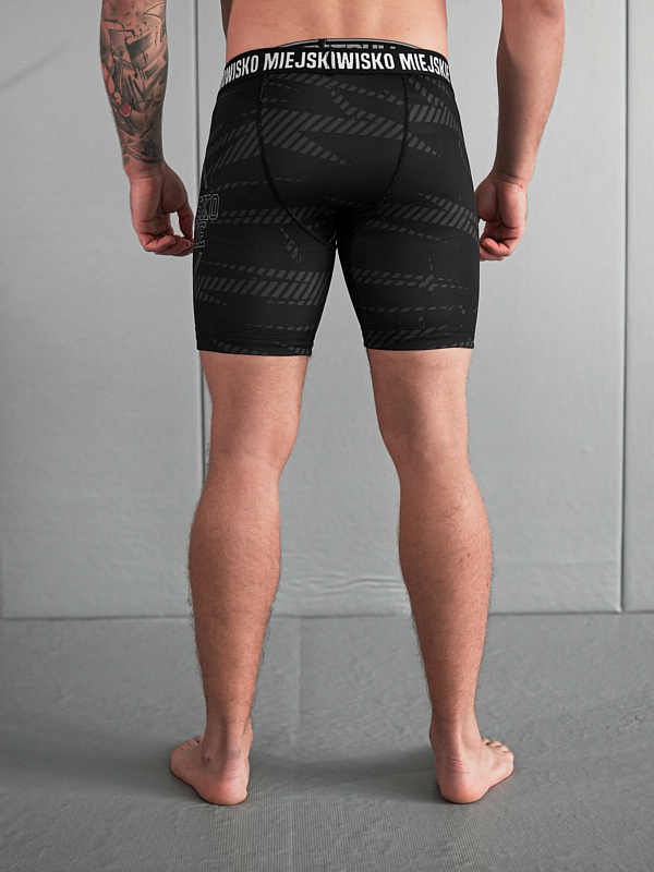 Spodenki kompresyjne "CLS" - Czarne SM_1302 Środowisko Miejskie