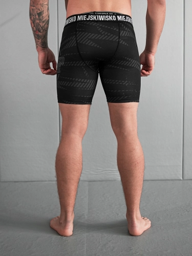 Compression Shorts "CLS" - Black SM_1302 Środowisko Miejskie FIGHT SHORTS 2