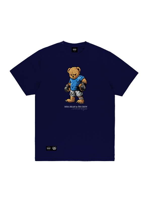T-Shirt "MMA Bear" - Navy SM_1327 Środowisko Miejskie T-SHIRTS
