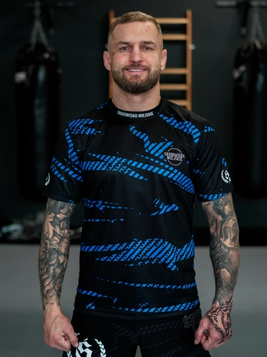 T-shirt Sport Mesh "CLS mini" - Black / Blue SM_1269 Środowisko Miejskie T-SHIRTS