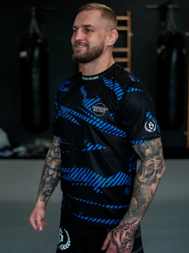 T-shirt Sport Mesh "CLS mini" - Black / Blue SM_1269 Środowisko Miejskie T-SHIRTS