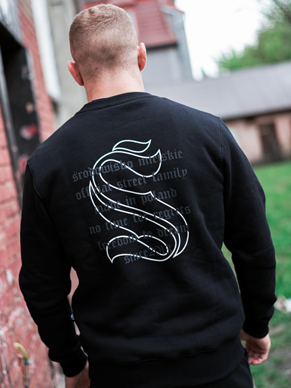 Crewneck "Symbol mini" - Black SM_1329 Środowisko Miejskie CREWNECK