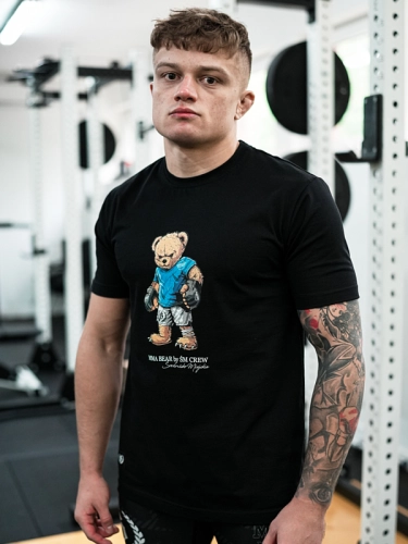 T-Shirt "MMA Bear" - Black SM_1326 Środowisko Miejskie T-SHIRTS