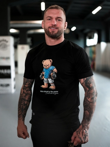 T-Shirt "MMA Bear" - Black SM_1326 Środowisko Miejskie T-SHIRTS