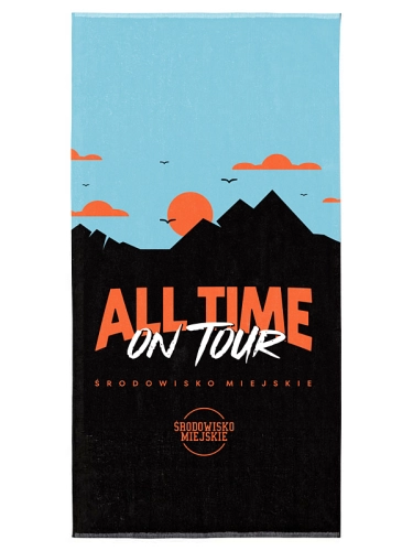 Ręcznik plażowy "All time on tour 2" SM_1356 Środowisko Miejskie
