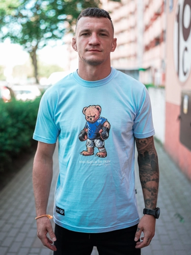 Koszulka "MMA Bear" - Niebieska SM_1353 Środowisko Miejskie
