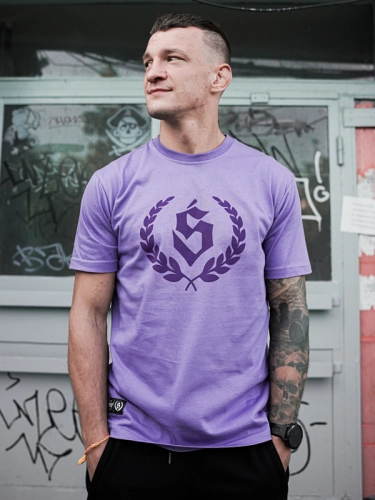 T-shirt "Big Laur" - Violet SM_1342 Środowisko Miejskie T-SHIRTS