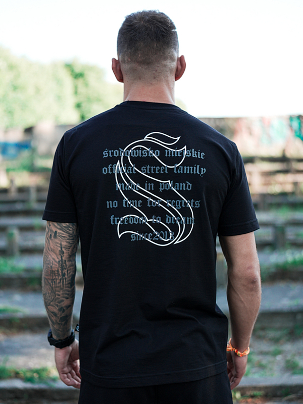 T-Shirt "Symbol mini" - black SM_1338 Środowisko Miejskie T-SHIRTS
