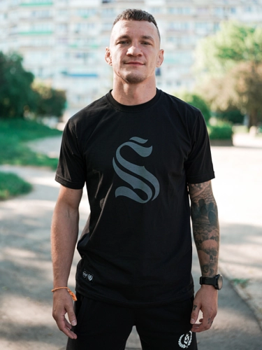T-Shirt "Symbol" - black SM_1344 Środowisko Miejskie T-SHIRTS