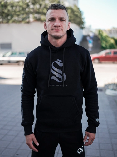 Bluza z kapturem "Symbol" - Czarna SM_1333 Środowisko Miejskie