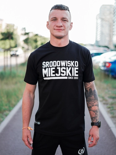 T-Shirt "Essential Classic" - Black SM_1309 Środowisko Miejskie T-SHIRTS