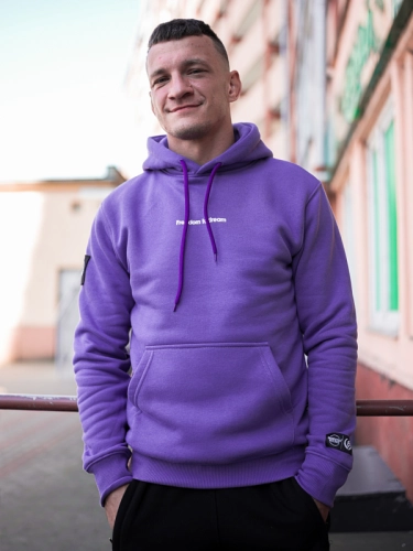Hoodie "Freedom to Dream" - Violet SM_1307 Środowisko Miejskie HOODIE