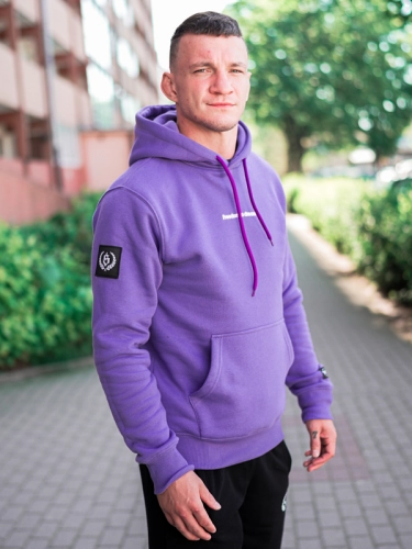 Bluza z kapturem "Freedom to Dream" - Fioletowa SM_1307 Środowisko Miejskie 2