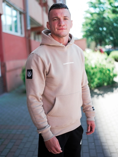 Hoodie "Freedom to Dream" - Beige SM_1305 Środowisko Miejskie HOODIE 2