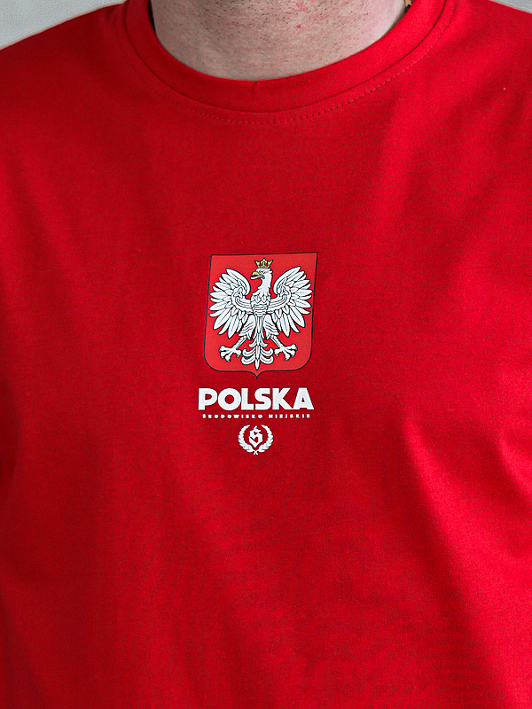 Koszulka "Polska - Orzeł" - Czerwona SM_1380 Środowisko Miejskie