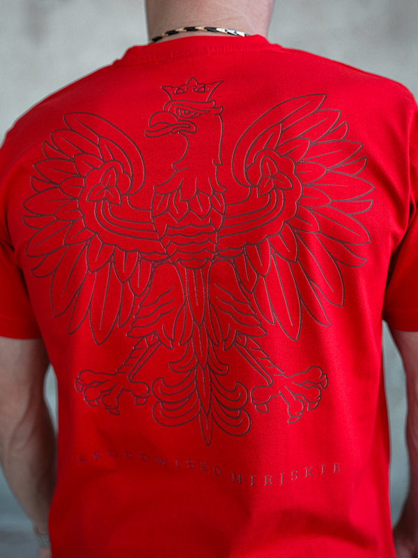 T-shirt "Polska - Orzeł" - Red SM_1380 Środowisko Miejskie T-SHIRTS