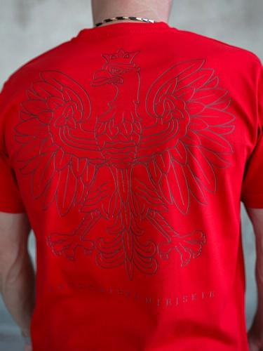 T-shirt "Polska - Orzeł" - Red SM_1380 Środowisko Miejskie T-SHIRTS
