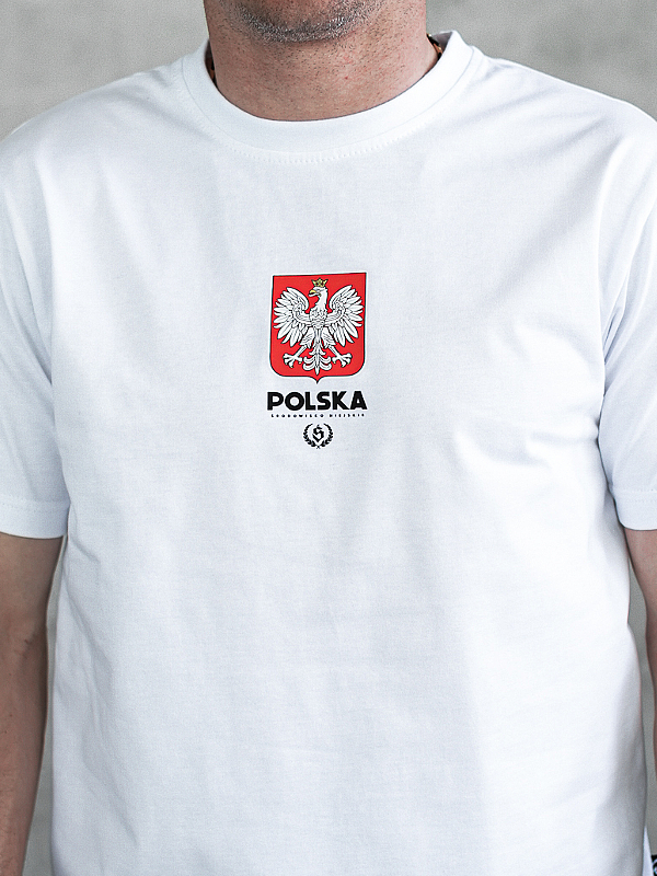 Koszulka "Polska - Orzeł" - Biała SM_1379 Środowisko Miejskie