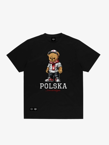 Koszulka "Polska - Bear" - Czarna za 119,00 zł 1