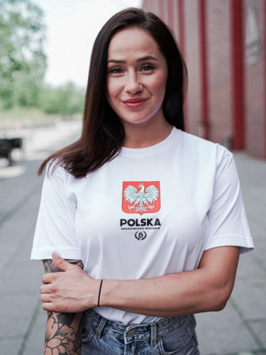 Koszulka "Polska - Orzeł" - Biała SM_1379 Środowisko Miejskie