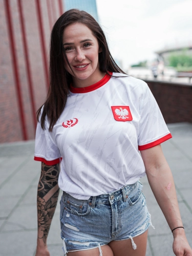 Mesh Sports T-shirt "Poland - Laur small" - White / Red 139.00 PLN 2