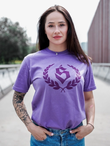 T-shirt "Big Laur" - Violet SM_1342 Środowisko Miejskie T-SHIRTS 1