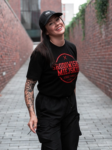 T-shirt "Theme" - Black / Red SM_1262 Środowisko Miejskie T-SHIRTS