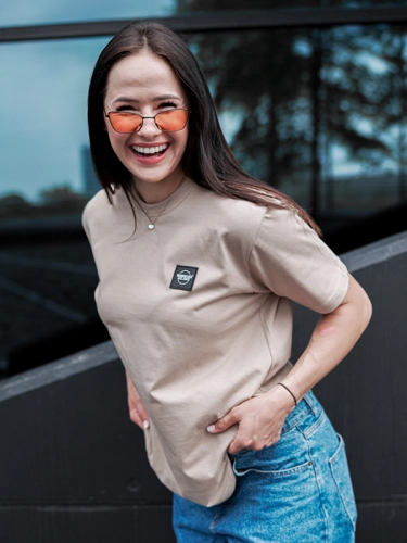 T-shirt "CLS mini" - Beige SM_1350 Środowisko Miejskie T-SHIRTS 2