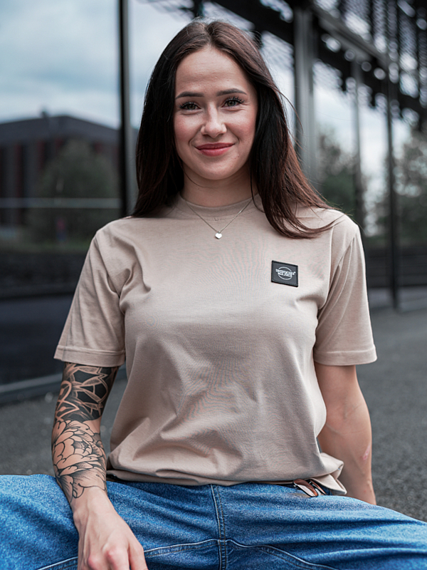 T-shirt "CLS mini" - Beige SM_1350 Środowisko Miejskie T-SHIRTS