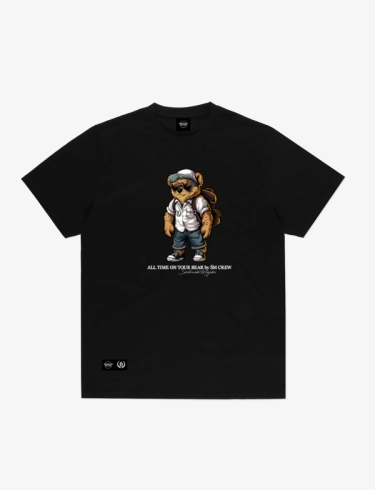 T-Shirt "All Time on Tour Bear" - Black SM_1324 Środowisko Miejskie T-SHIRTS