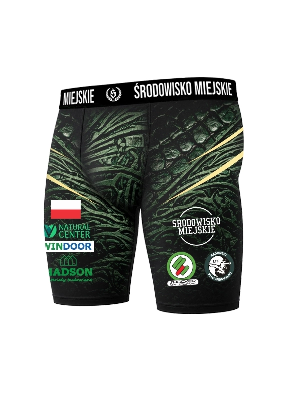 [PREORDER] Spodenki kompresyjne "Team Kaczmarczyk"  - Czarne (Kolor: Czarny - Nadruk: Sublimacja - Materiał: 90% Poliester, 10% Elastan - Gramatura: 280g - Płeć: Unisex - Rozmiar: 3XL)